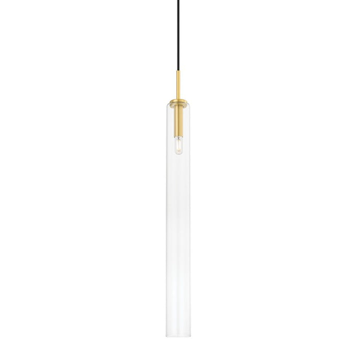 Mitzi - H701701L-AGB - One Light Pendant - Nyah - Aged Brass