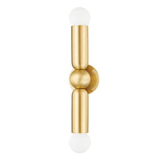 Mitzi - H720102-AGB - Two Light Wall Sconce - Lolly - Aged Brass