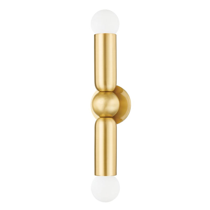 Mitzi - H720102-AGB - Two Light Wall Sconce - Lolly - Aged Brass