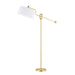 Mitzi - HL744401-AGB - One Light Floor Lamp - Libby - Aged Brass