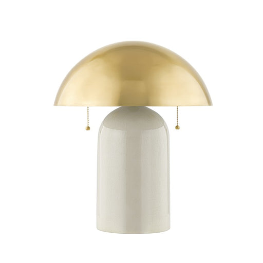 Mitzi - HL777201-AGB/CLC - Two Light Table Lamp - Gaia - Aged Brass