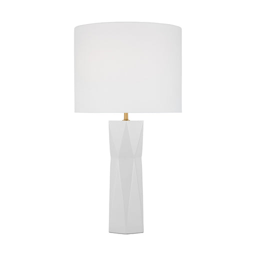 Visual Comfort Studio - DJT1061GW1 - One Light Table Lamp - Fernwood - Gloss White