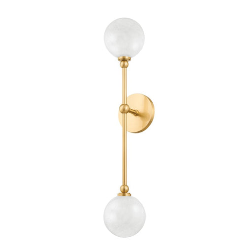 Hudson Valley - 4802-AGB - LED Wall Sconce - Andrews - Aged Brass