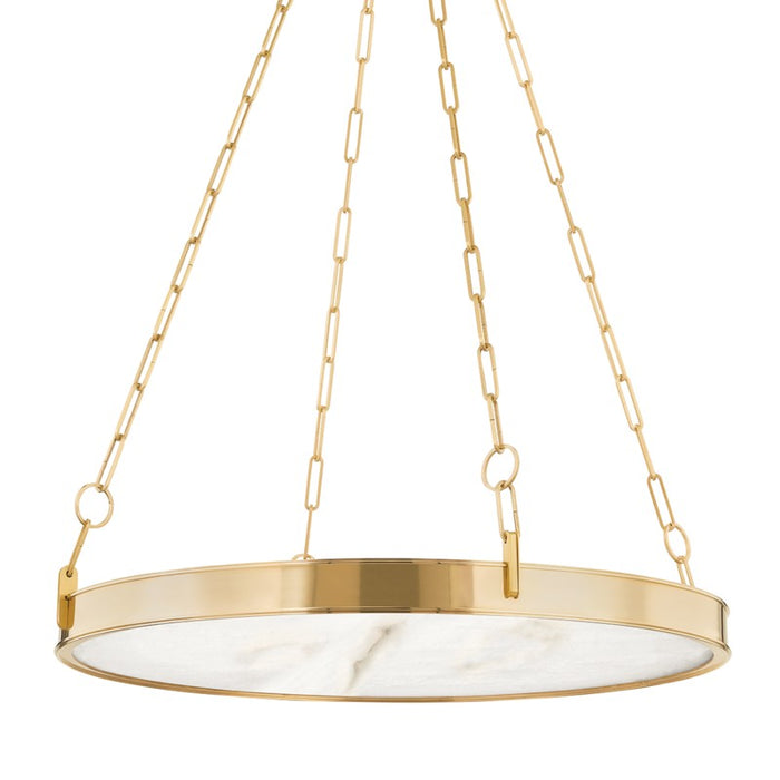 Hudson Valley - 7230-AGB - LED Chandelier - Kirby - Aged Brass