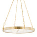 Hudson Valley - 7230-AGB - LED Chandelier - Kirby - Aged Brass