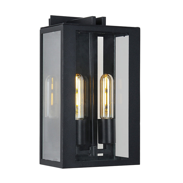 Artcraft - AC8790BK - Two Light Exterior Wall Light - Waterville - Matte Black