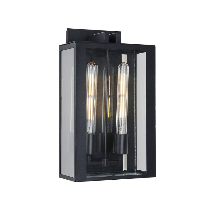 Artcraft - AC8791BK - Two Light Exterior Wall Light - Waterville - Matte Black