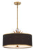 Minka-Lavery - 4584-672 - Four Light Pendant - Caprio - Natural Brushed Brass