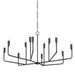 Troy Lighting - F9242-FOR - 12 Light Chandelier - Norman - Forged Iron