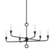 Troy Lighting - F9531-BI - Six Light Chandelier - Orson - Black Iron