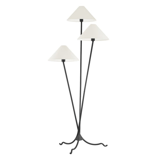 Troy Lighting - PFL1770-FOR - Three Light Floor Lamp - Cedar - Forged Iron
