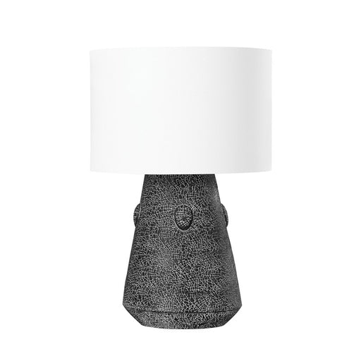 Troy Lighting - PTL1021-CRB - One Light Table Lamp - Silas - Ceramic Raku Black