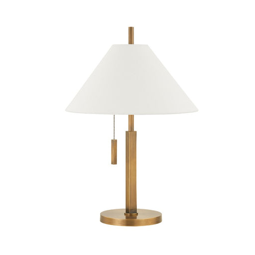 Troy Lighting - PTL5722-PBR - One Light Table Lamp - Clic - Patina Brass