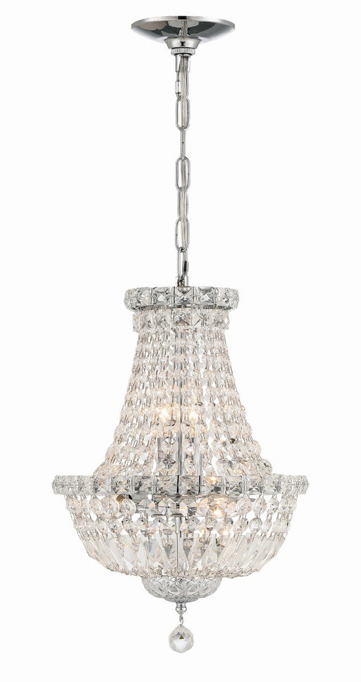 Crystorama - ROS-A1006-CH-CL-MWP - Five Light Mini Chandelier - Roslyn - Polished Chrome