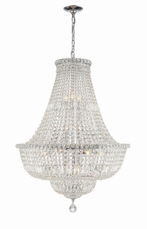 Crystorama - ROS-A1015-CH-CL-MWP - 15 Light Chandelier - Roslyn - Polished Chrome
