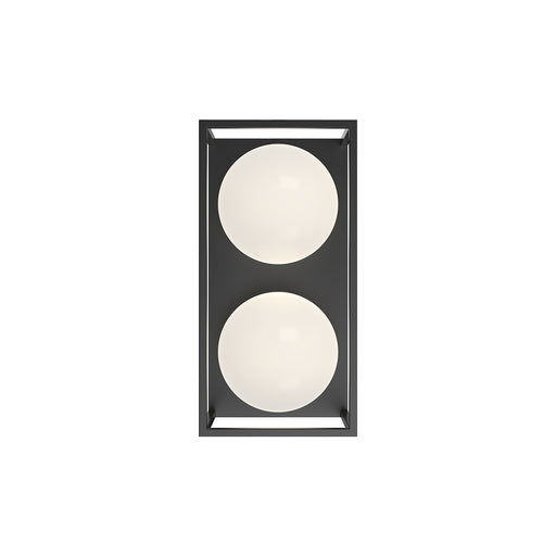 Alora - EW519213BK - Two Light Outdoor Wall Lantern - Amelia - Black