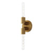 Alora - WV607202AG - Two Light Wall Sconce - Claire - Aged Gold