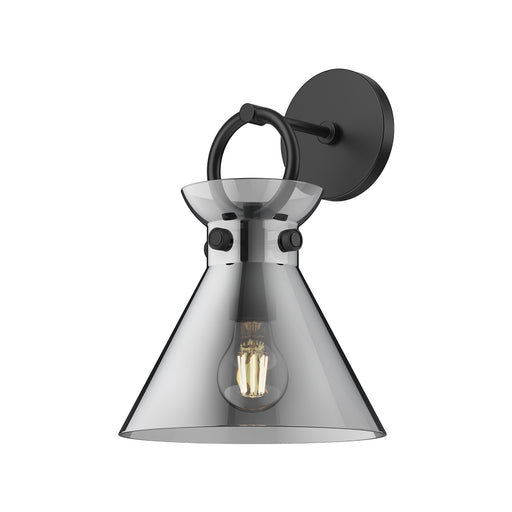Alora - WV412509MBSM - One Light Wall Sconce - Emerson - Matte Black/Smoked