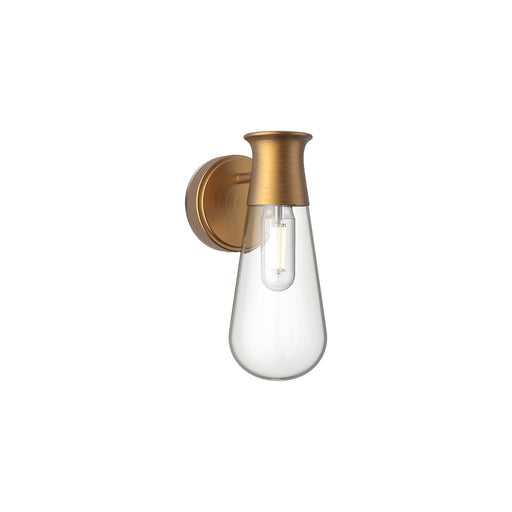 Alora - WV464001AG - One Light Wall Sconce - Marcel - Aged Gold