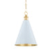 Mitzi - H761701A-AGB/SAO - One Light Pendant - Fenimore - Aged Brass