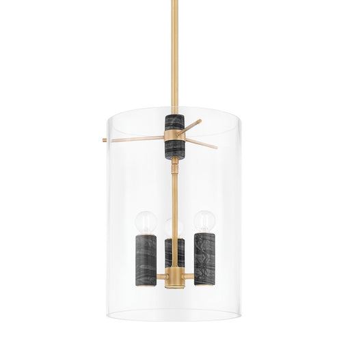 Corbett Lighting - 359-13-VB - Three Light Lantern - Adonis - Vintage Brass