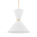 Hudson Valley - 5930-AGB - Two Light Pendant - Enid - Aged Brass