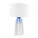 Hudson Valley - L2027-AGB/CSO - One Light Table Lamp - Chappaqua - Aged Brass/Gloss Sky Ombre Ceramic