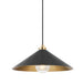 Hudson Valley - MDS1402-AGB/DB - One Light Pendant - Clivedon - Aged Brass
