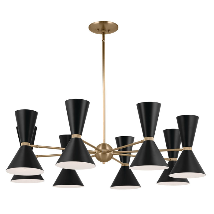 Kichler - 52567CPZBK - 16 Light Chandelier - Phix - Champagne Bronze