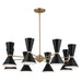 Kichler - 52567CPZBK - 16 Light Chandelier - Phix - Champagne Bronze