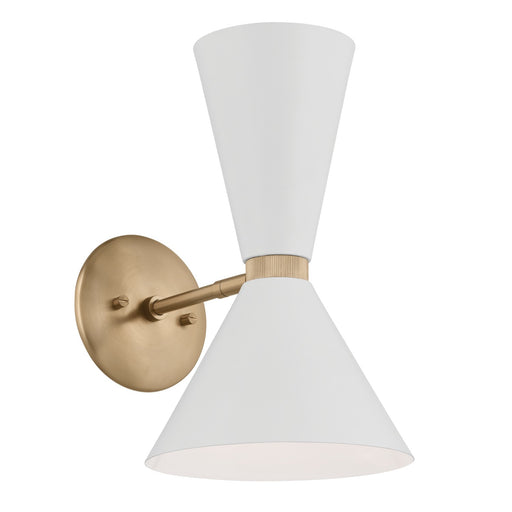 Kichler - 52570CPZWH - Two Light Wall Sconce - Phix - Champagne Bronze