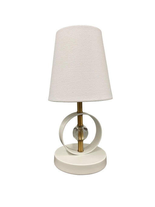 House of Troy - B210-WB/WT - One Light Accent Lamp - Bryson - Weathered Brass/White