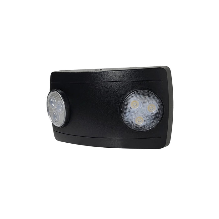 Nora Lighting - NE-612LEDB - Dual Head LED Emergency Light - Black