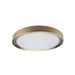 Dainolite Ltd - FYN-1224LEDFH-AGB - LED Flush Mount - Flynn - Aged Brass