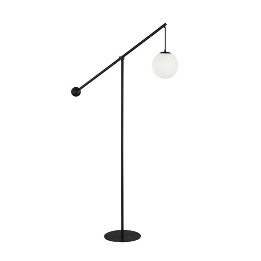 Dainolite Ltd - HOL-661F-MB - One Light Floor Lamp - Holly - Matte Black