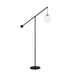 Dainolite Ltd - HOL-661F-MB - One Light Floor Lamp - Holly - Matte Black