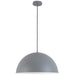 Dainolite Ltd - OFE-201P-GRY - One Light Pendant - Ofelia - Grey