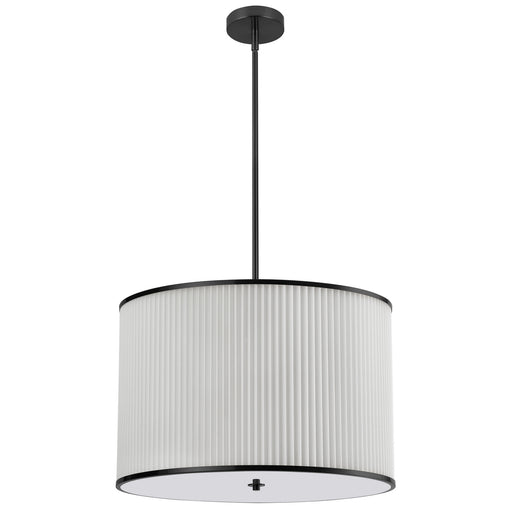 Dainolite Ltd - PRD-243P-MB - Four Light Pendant - Prudy - White