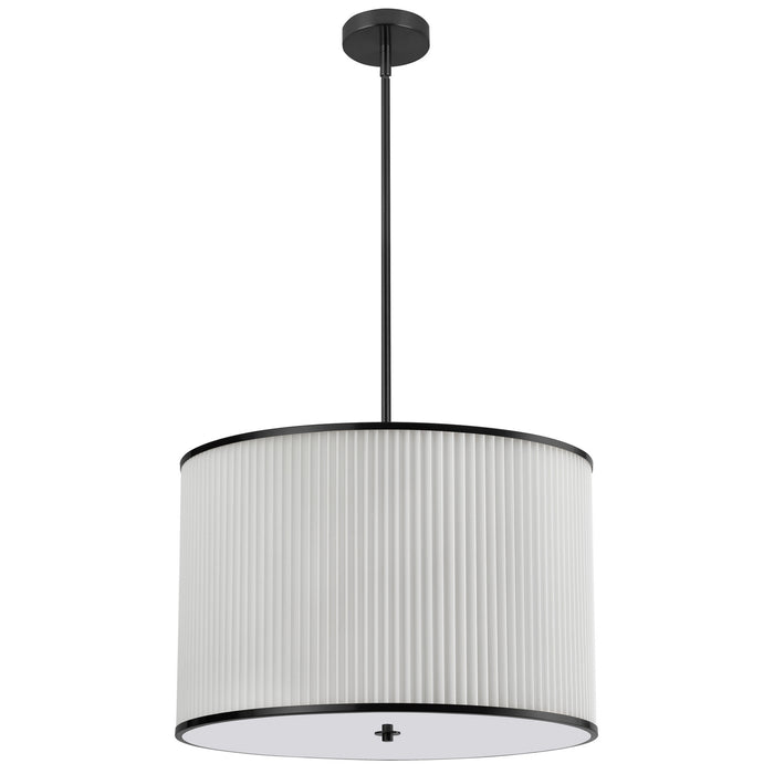 Dainolite Ltd - PRD-243P-MB - Four Light Pendant - Prudy - White