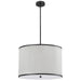 Dainolite Ltd - PRD-243P-MB - Four Light Pendant - Prudy - White