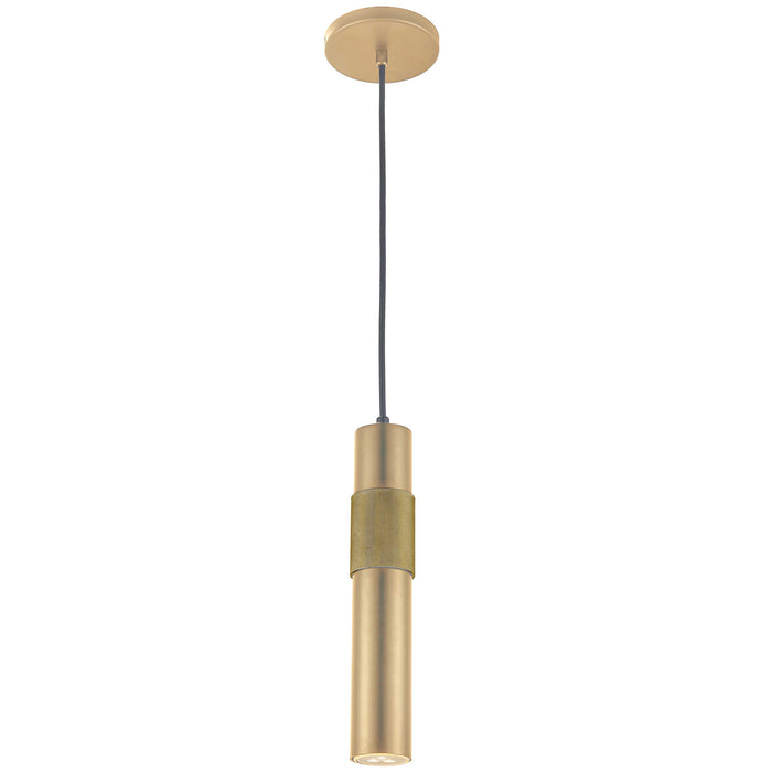 Dainolite Ltd - PSW-121P-AGB - One Light Pendant - Passwell - Aged Brass