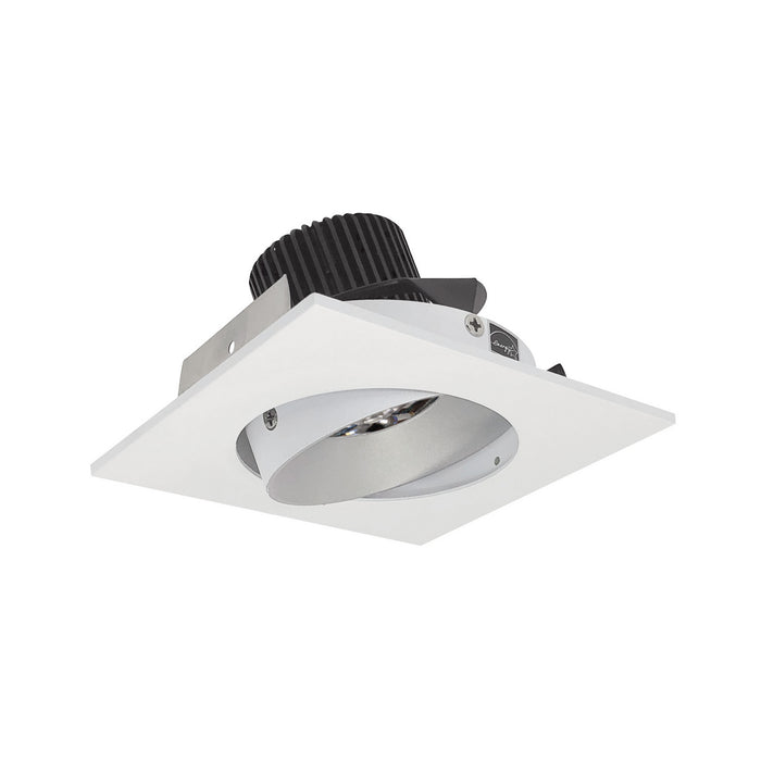 Nora Lighting - NIO-4SC40QHZMPW - LED Adjustable Cone Reflector - Haze Reflector / Matte Powder White Flange