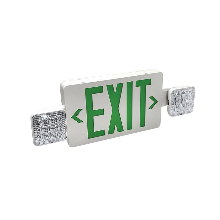 Nora Lighting - NEX-712-LED/G - LED Exit & Emergency Combo - White