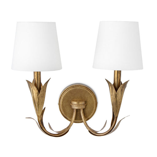Regina Andrew - 15-1219GLD - Two Light Wall Sconce - Antique Gold