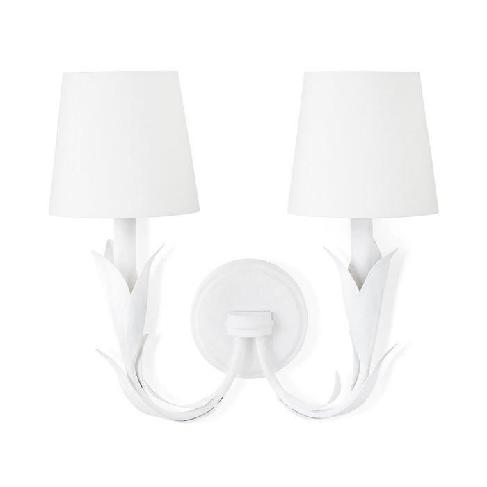 Regina Andrew - 15-1219WT - Two Light Wall Sconce - White