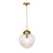 Regina Andrew - 16-1419NB - One Light Pendant - Natural Brass