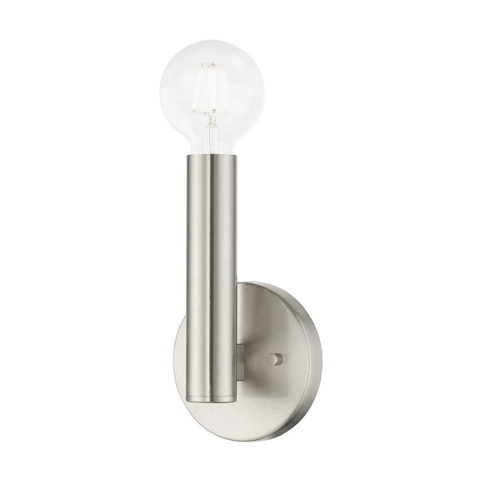 Livex Lighting - 51131-91 - One Light Wall Sconce - Copenhagen - Brushed Nickel