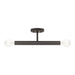 Livex Lighting - 51139-07 - Two Light Semi-Flush Mount - Copenhagen - Bronze