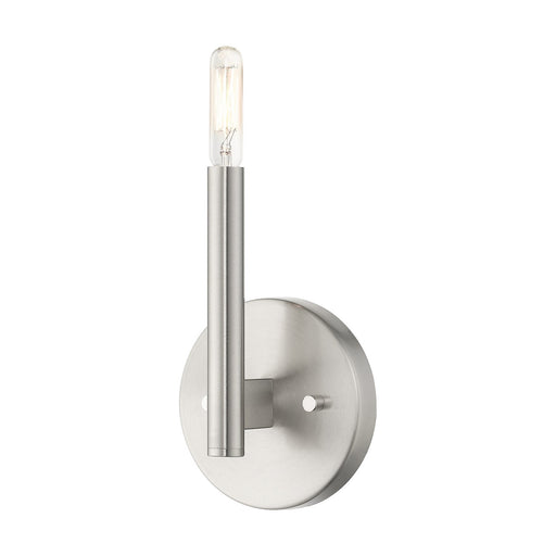 Livex Lighting - 51171-91 - One Light Wall Sconce - Copenhagen - Brushed Nickel