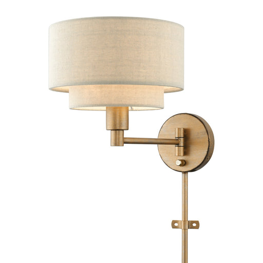Livex Lighting - 58880-48 - One Light Swing Arm Wall Lamp - Bellingham - Antique Gold Leaf
